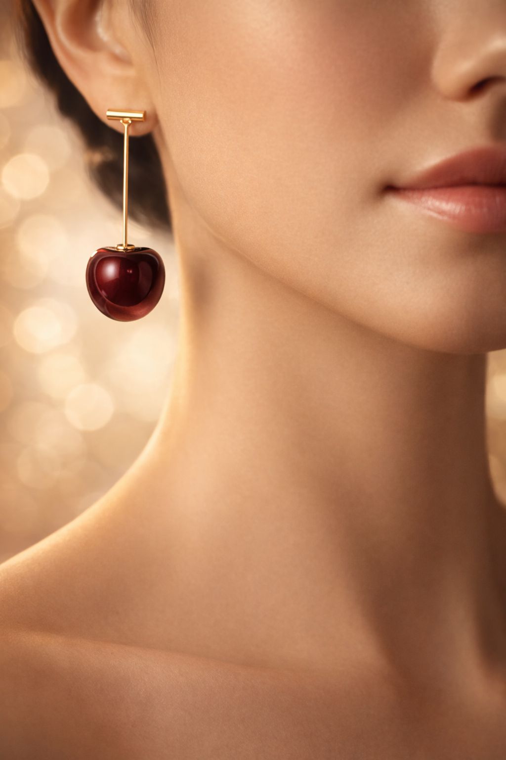 Cherry Drop Earrings